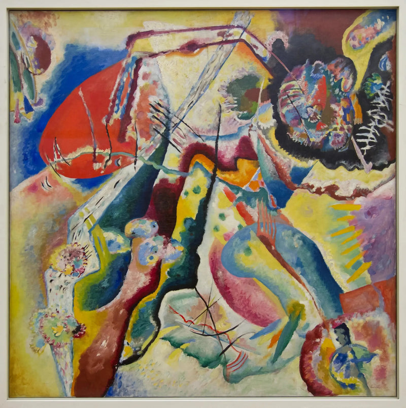Painting with Red Spot - Vassily Kandinsky