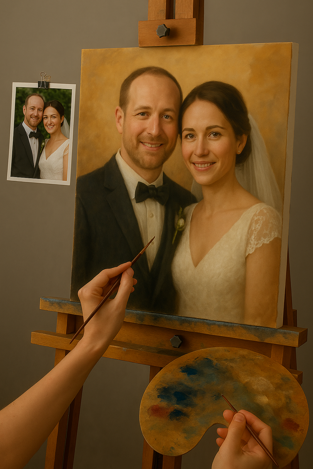 💍 Customizable Wedding Painting