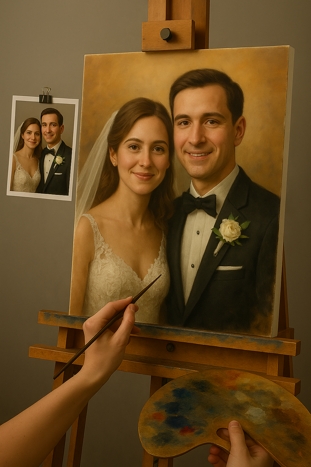 💍 Customizable Wedding Painting