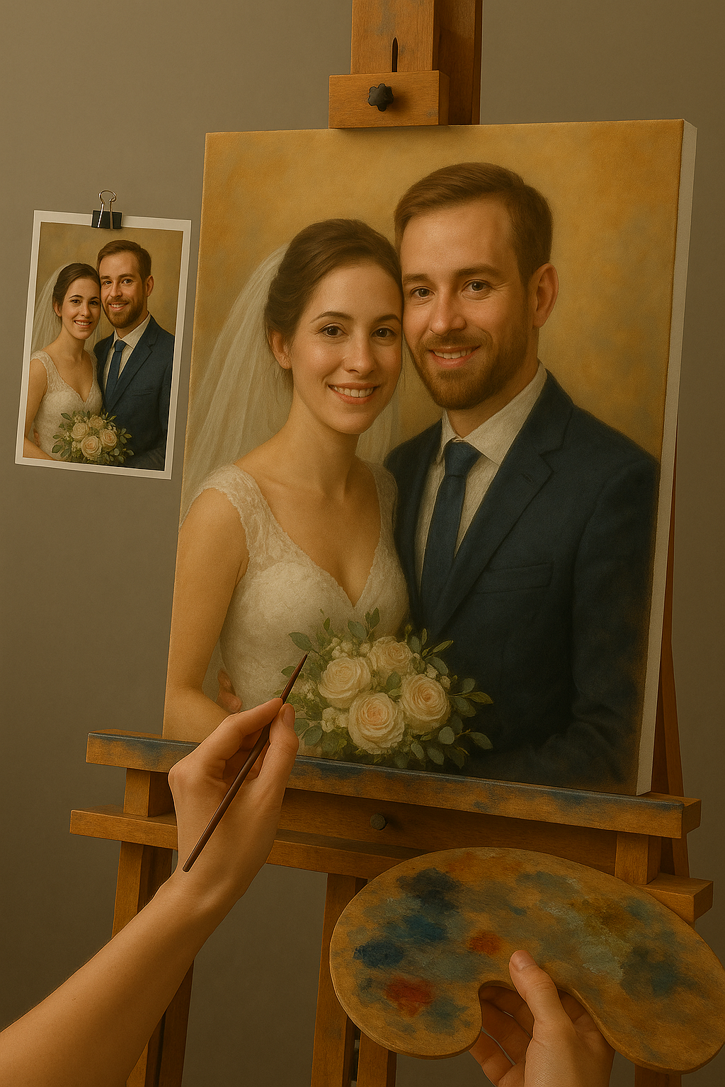 💍 Customizable Wedding Painting