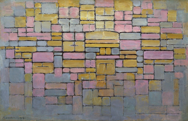 Painting No. 2 / Composition No. V - Piet Mondrian