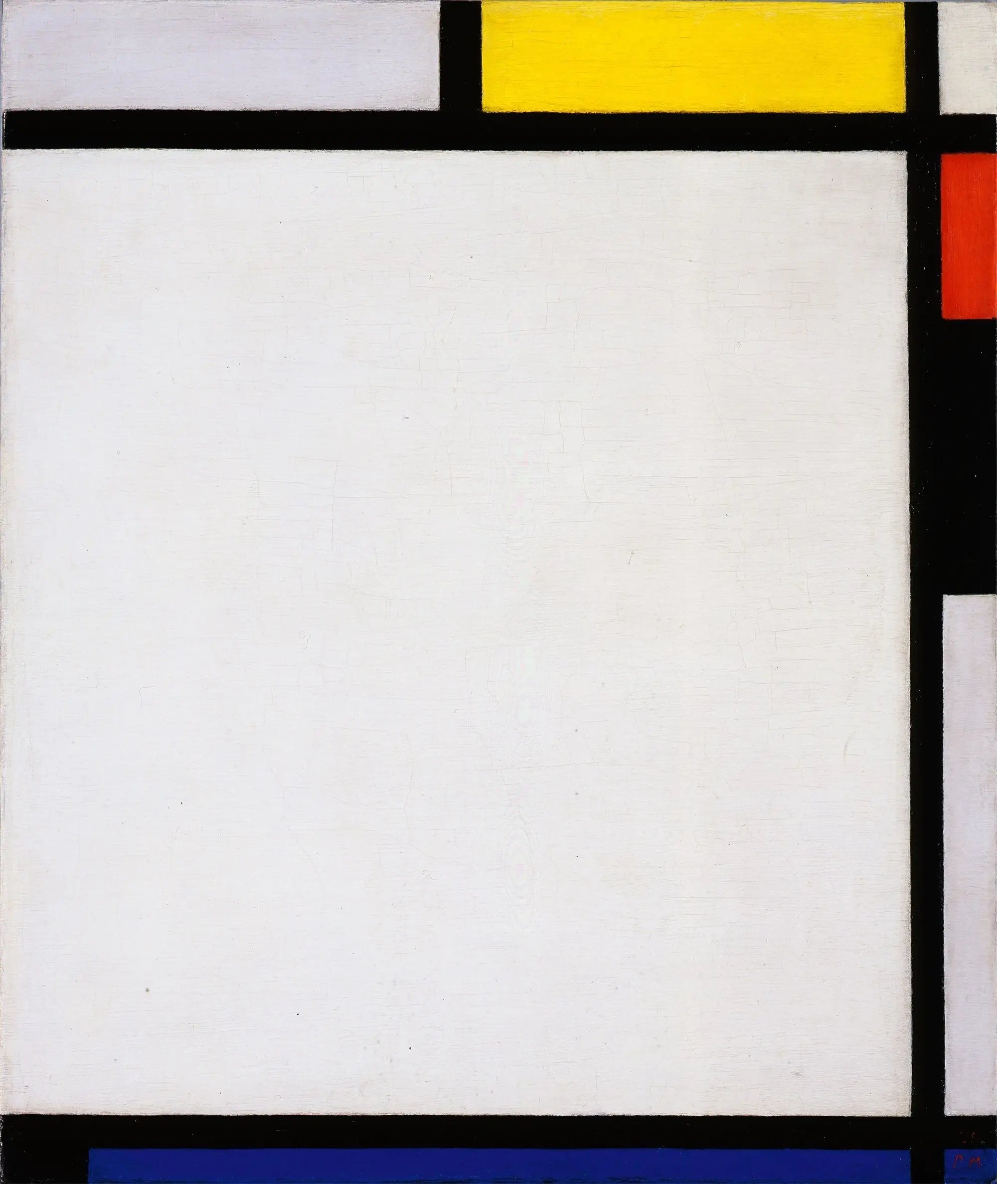Reproduction du tableau « Tableau n° VIII - Piet Mondrian » par Alpha Reproduction en peinture à l’huile