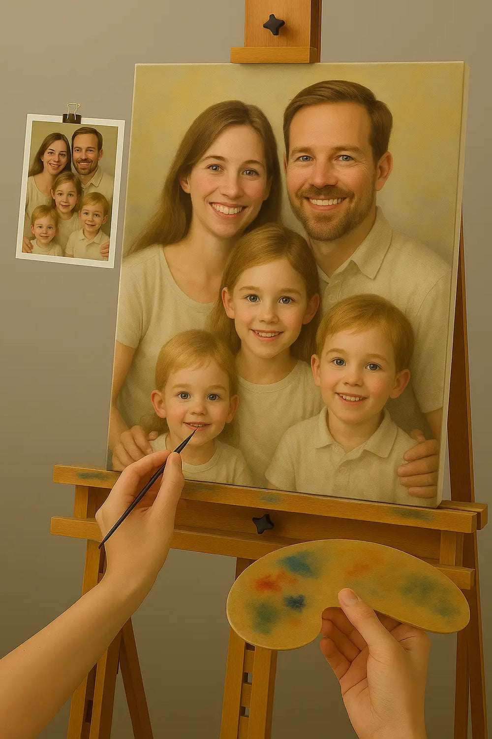 Tableau personnalisé famille - Alpha Reproduction