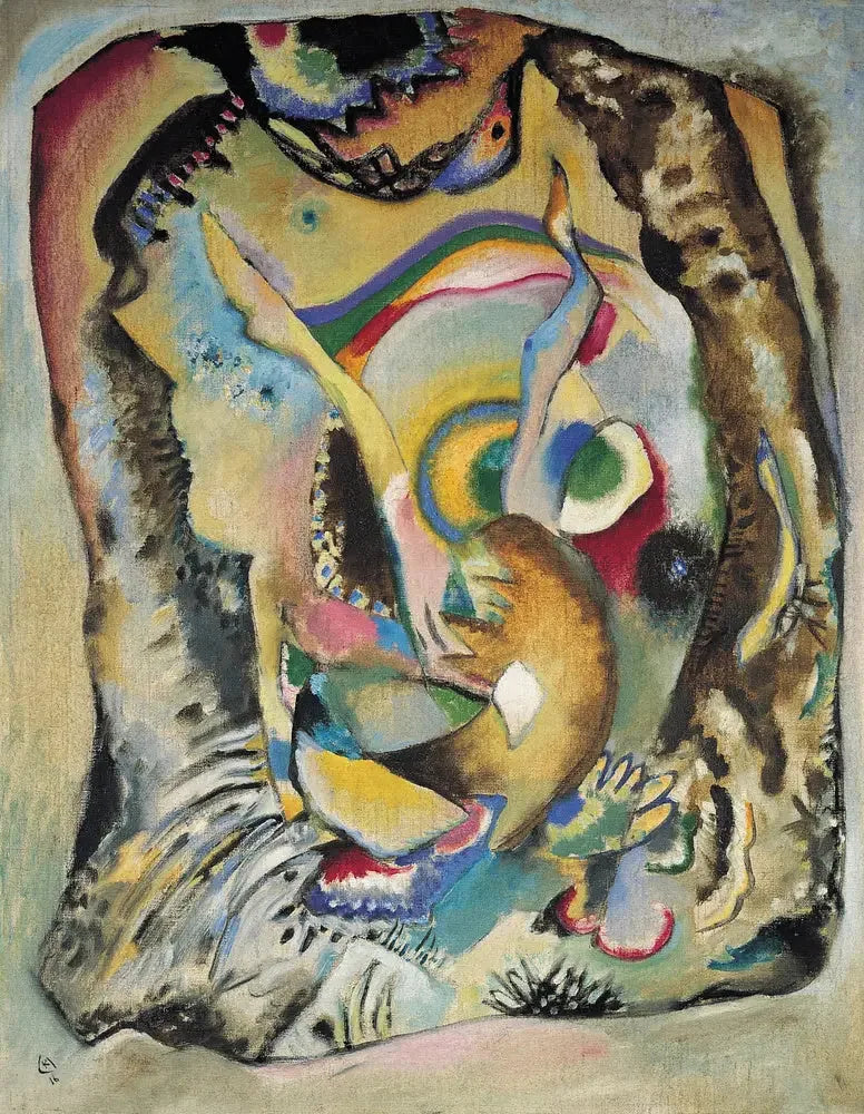 Painting on Light Background - Vassily Kandinsky