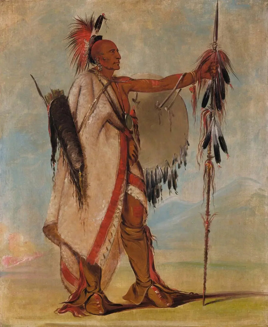 Tál-lee, a distinguished warrior - George Catlin