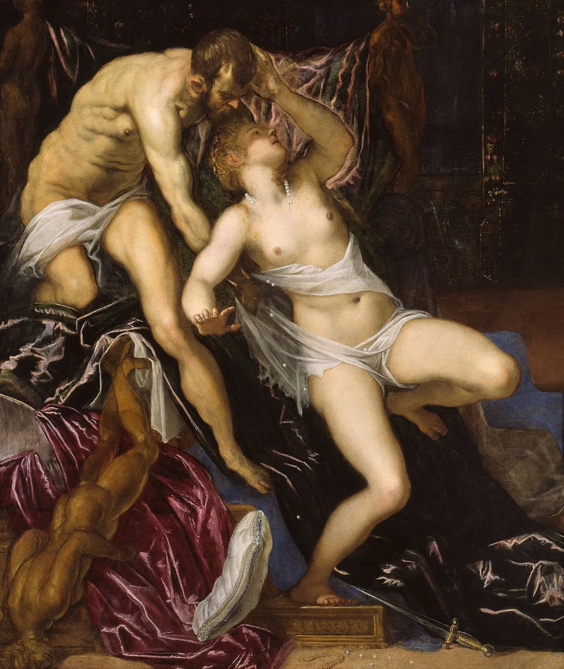 Tarquin and Lucretia - Jacopo Tintoretto