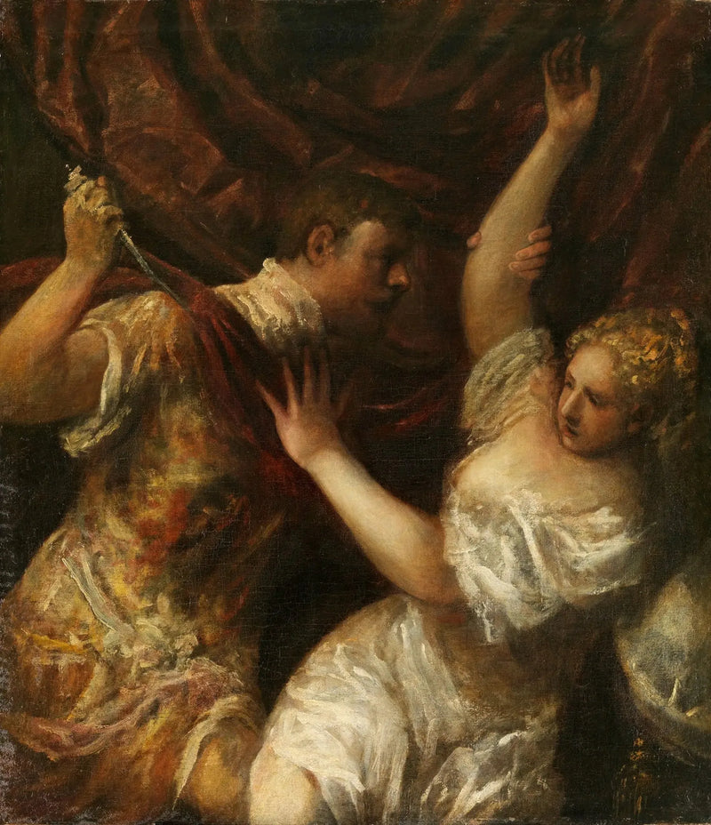 Tarquinius Sextus and Lucretia - Titian