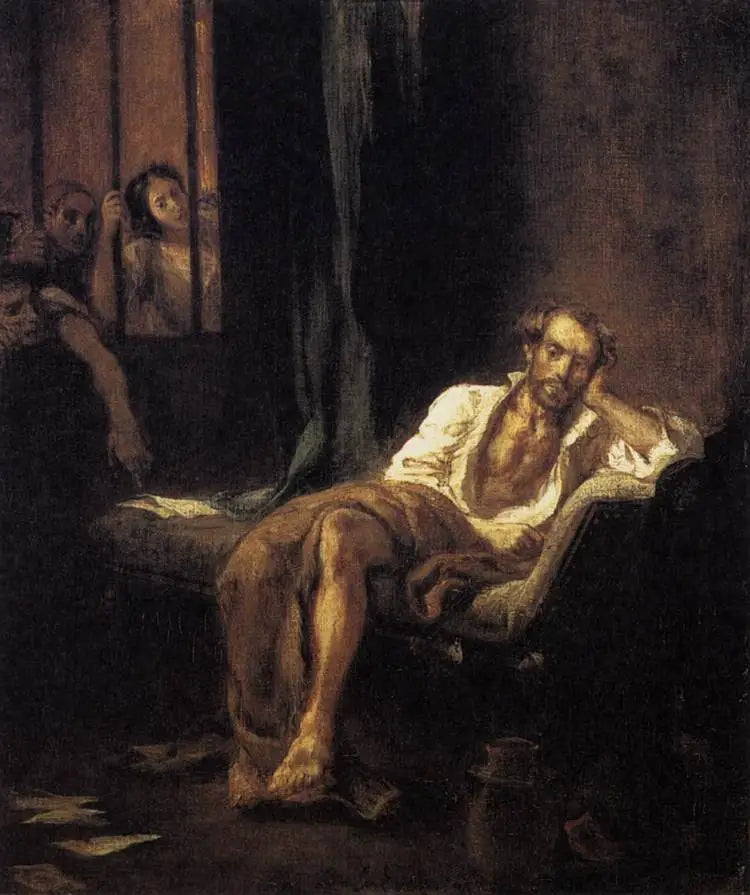 Cup at the Hospital of St. Anne Ferrara - Eugène Delacroix