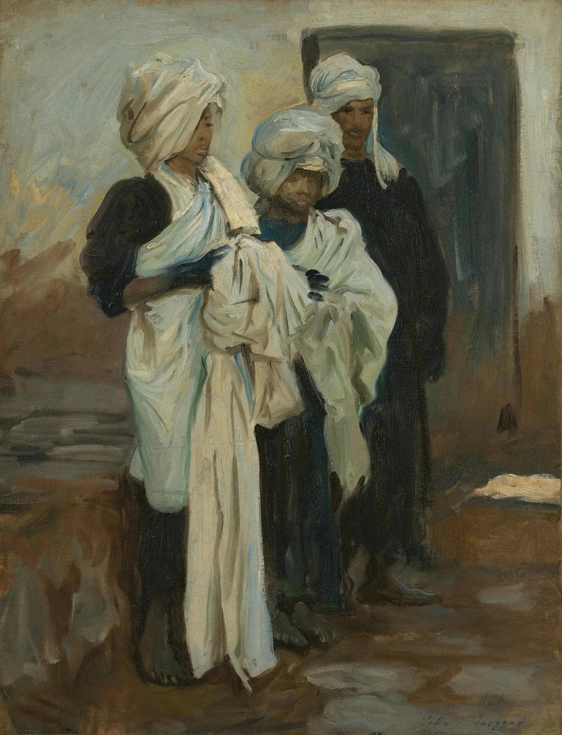 Egyptian Indigo Dyers - John Singer Sargent