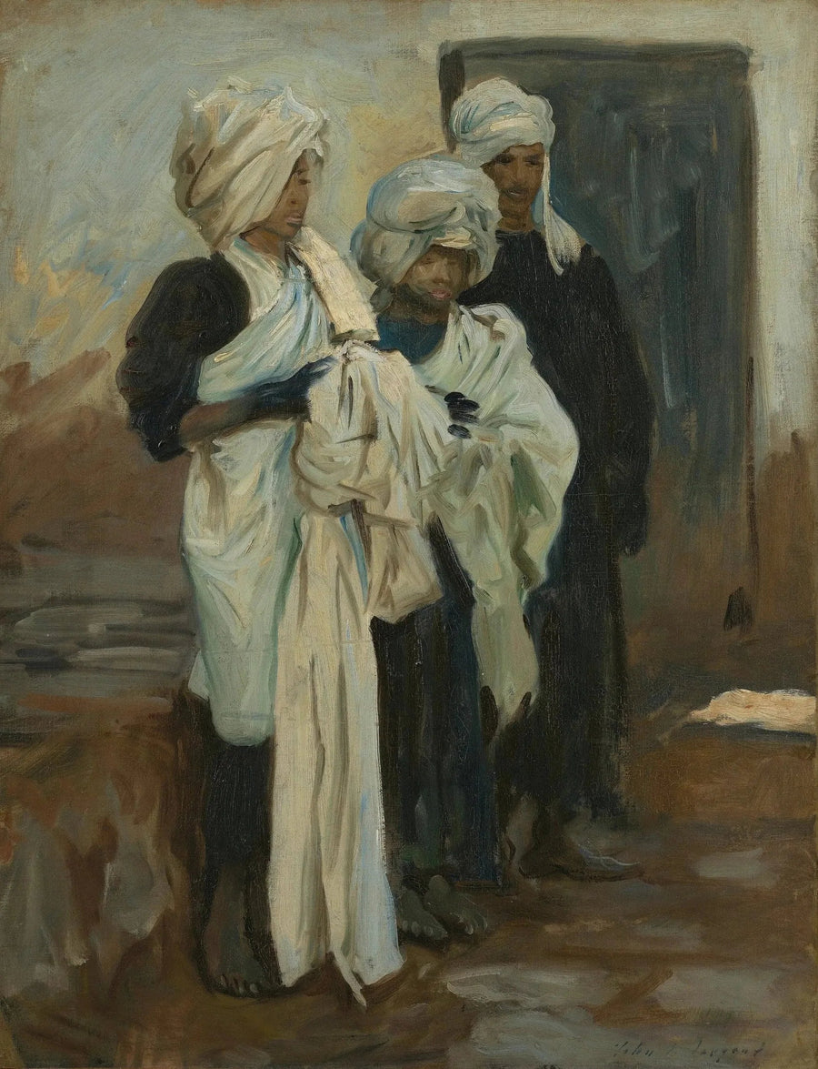 Egyptian Indigo Dyers - John Singer Sargent