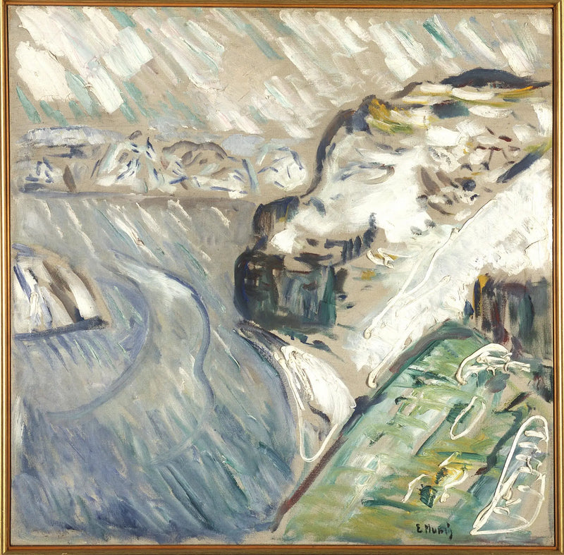 Snowstorm over the Sea - Edvard Munch