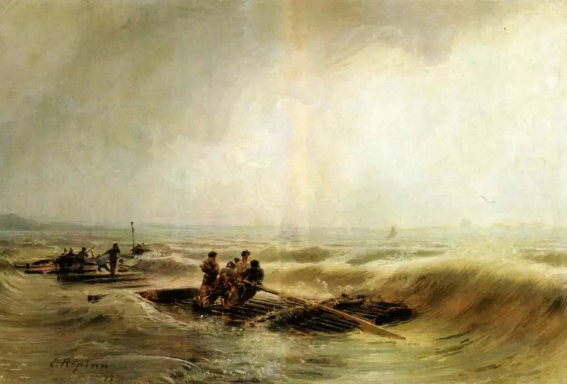 Storm on the Volga - Ilya Repin