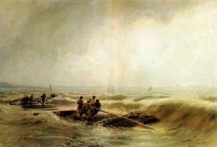 Storm on the Volga - Ilya Repin