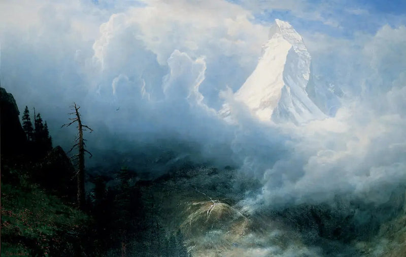 Storm over the Matterhorn - Albert Bierstadt