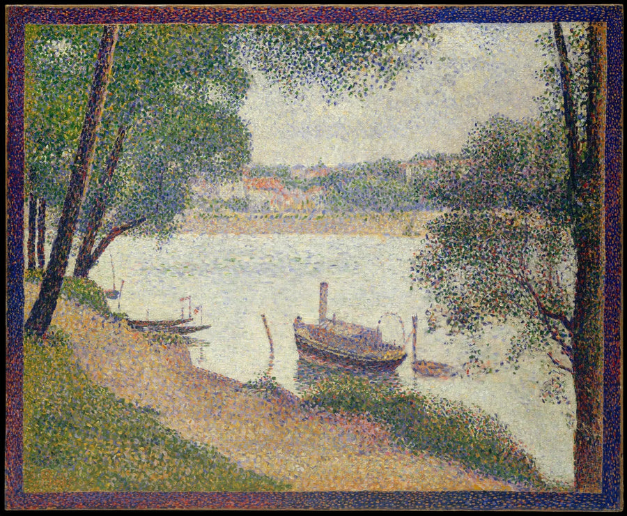 Gray Weather, Grande Jatte - Georges Seurat