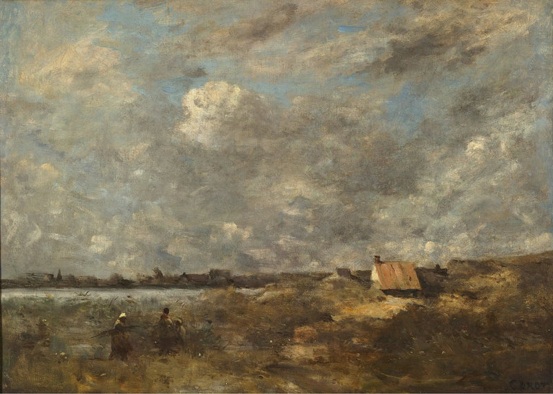 Stormy Weather. Pas-de-Calais - Jean-Baptiste Camille Corot