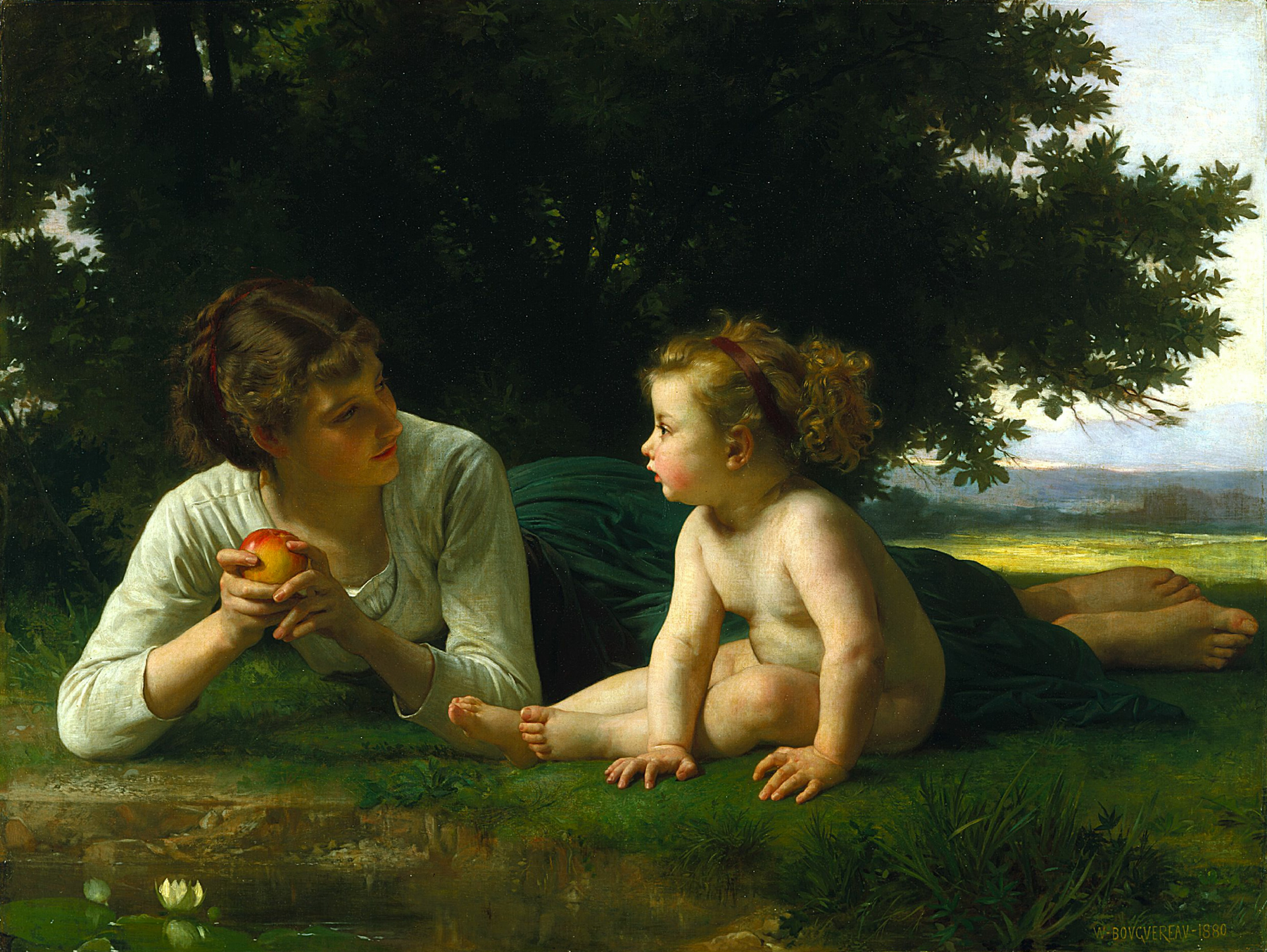 Tentation (1880) - Bouguereau