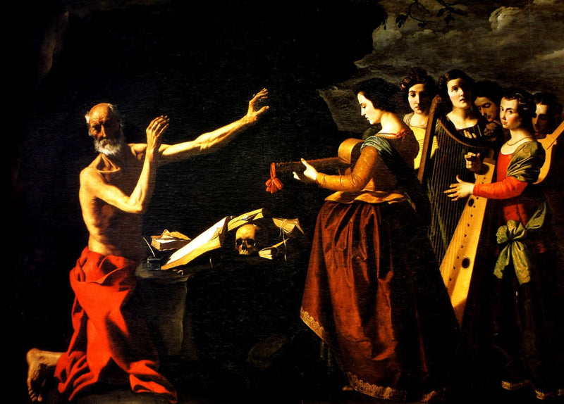 Temptation of Saint Jerome - Francisco de Zurbarán