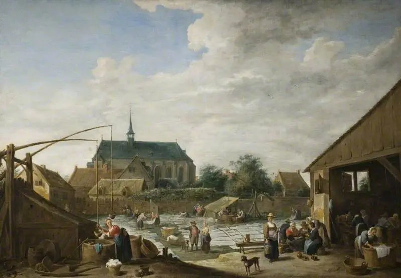 Bleaching soil - David Teniers the Younger