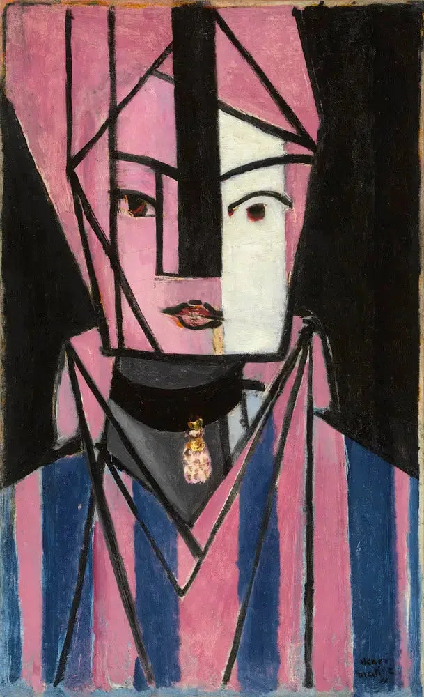 White and Pink Head - Henri Matisse