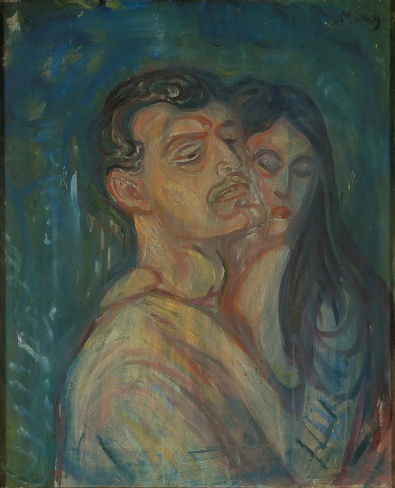 Head Against Head - Edvard Munch