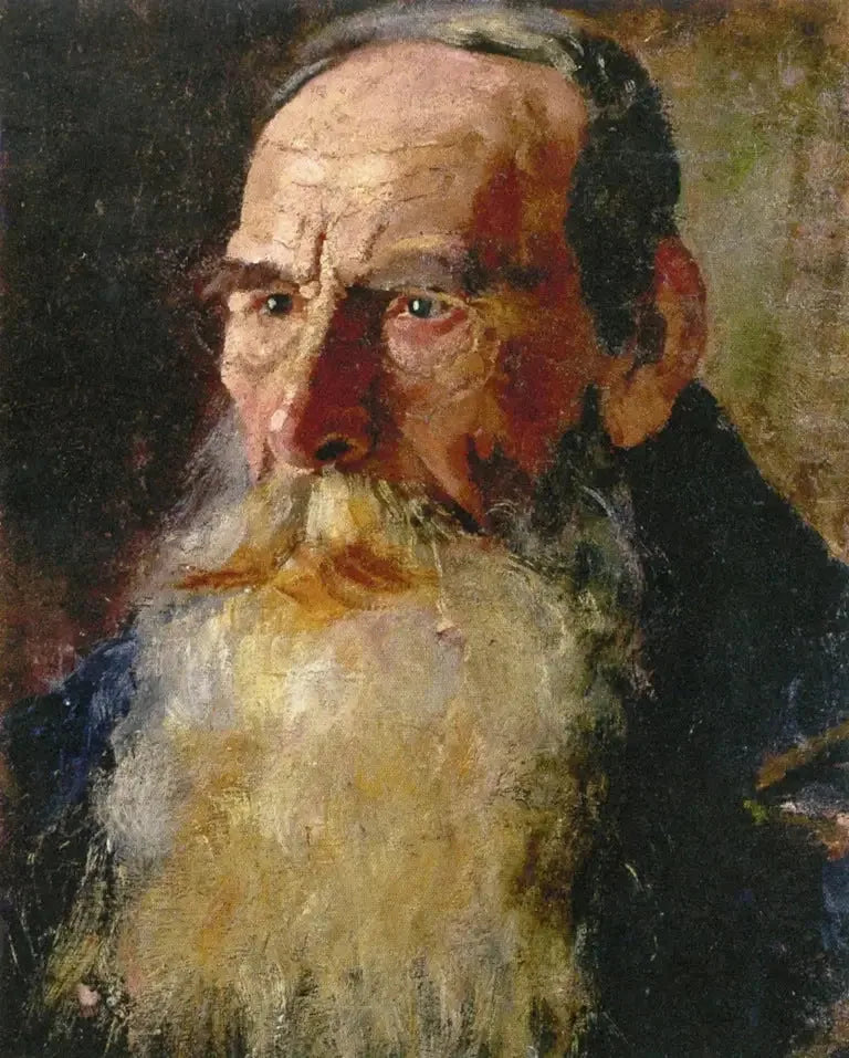 Bearded Man's Head - Edvard Munch