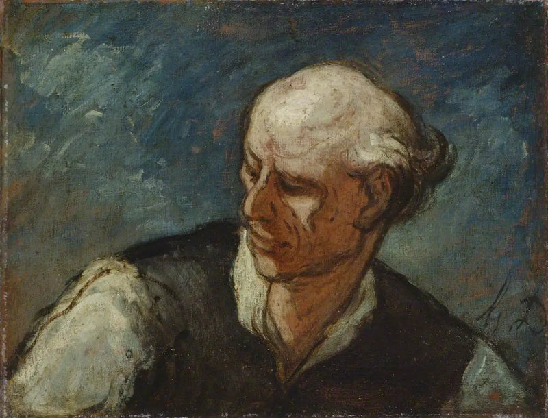 Head of a Man - Honoré Daumier