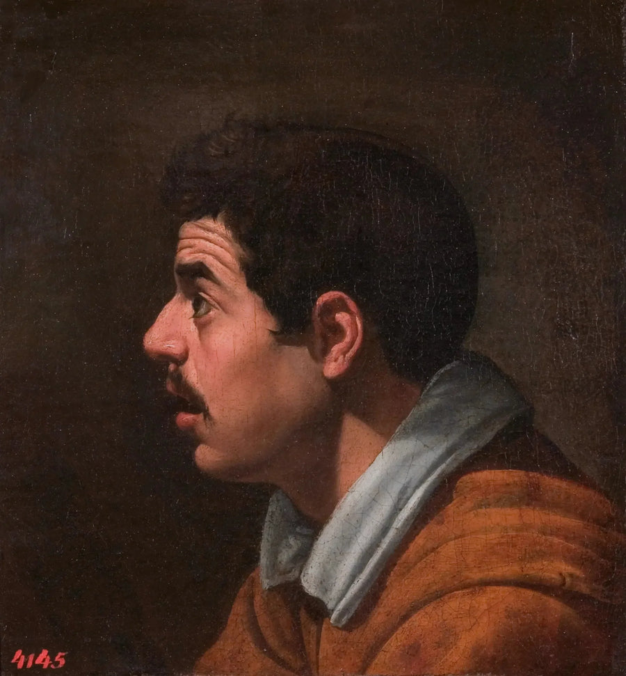 Head of a Young Man in Profile - Diego Velázquez