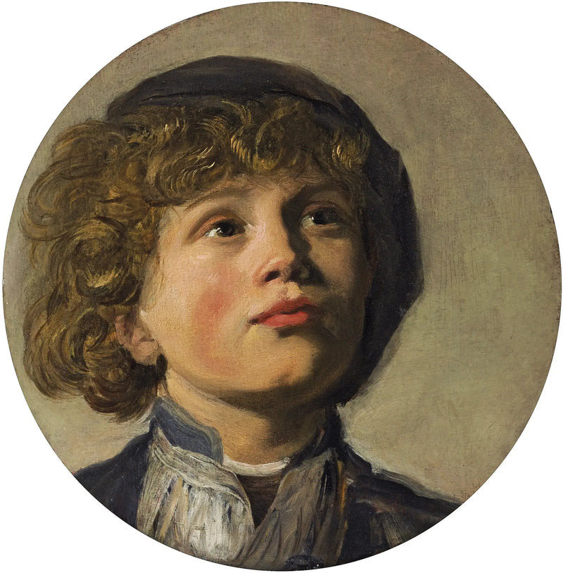 Head of a Boy Wearing a Beret - Frans Hals