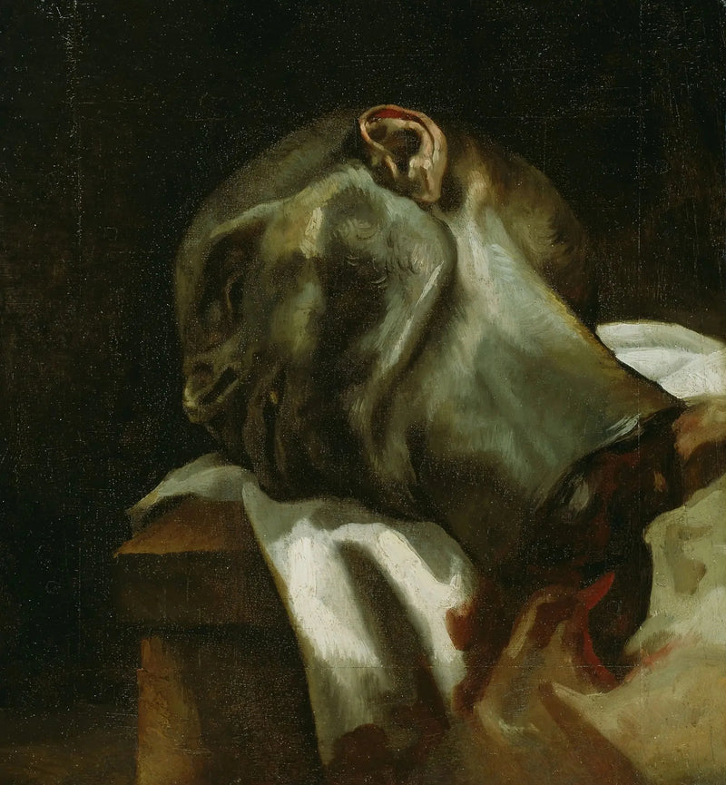 Head of a Guillotined Man - Théodore Géricault
