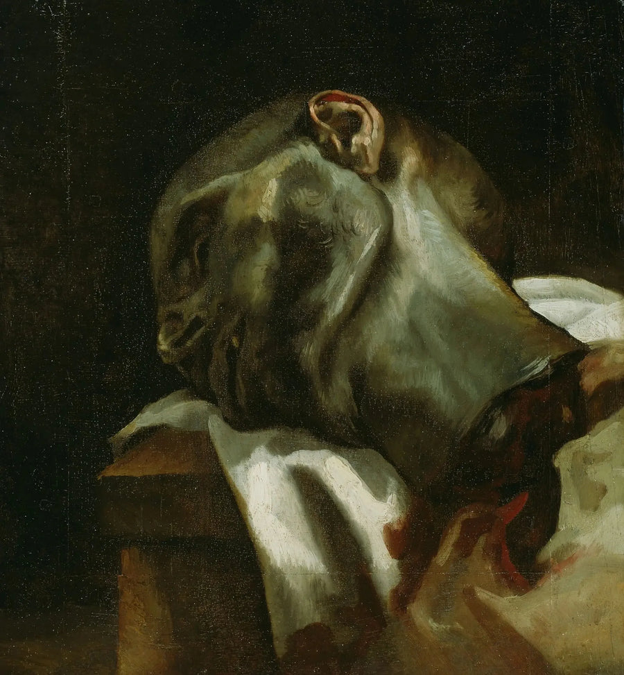 Head of a Guillotined Man - Théodore Géricault
