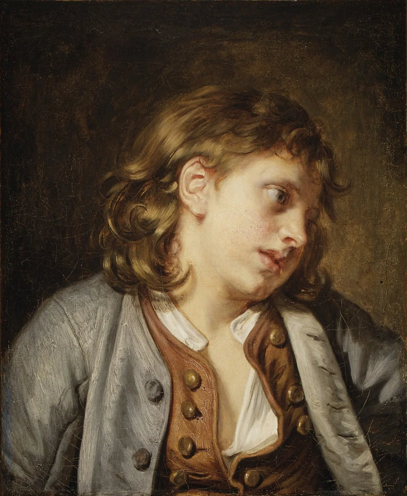Head of a Young Boy - Jean-Baptiste Greuze