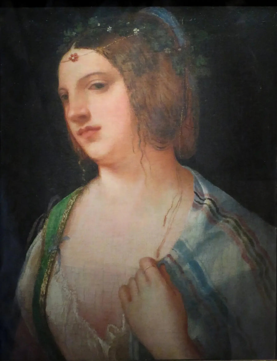Head of a Young Venetian Girl - Giorgione