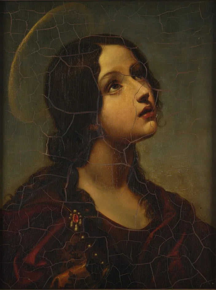 Head of a Young Saint (Saint Lucy?) - Carlo Dolci
