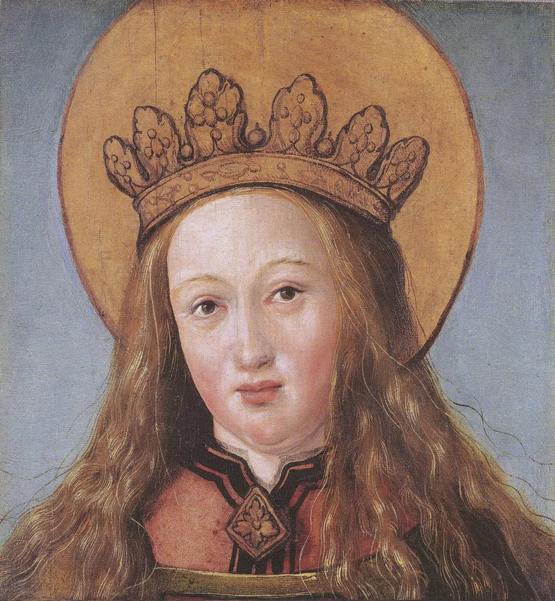 Head of a Saint - Hans Holbein the Younger