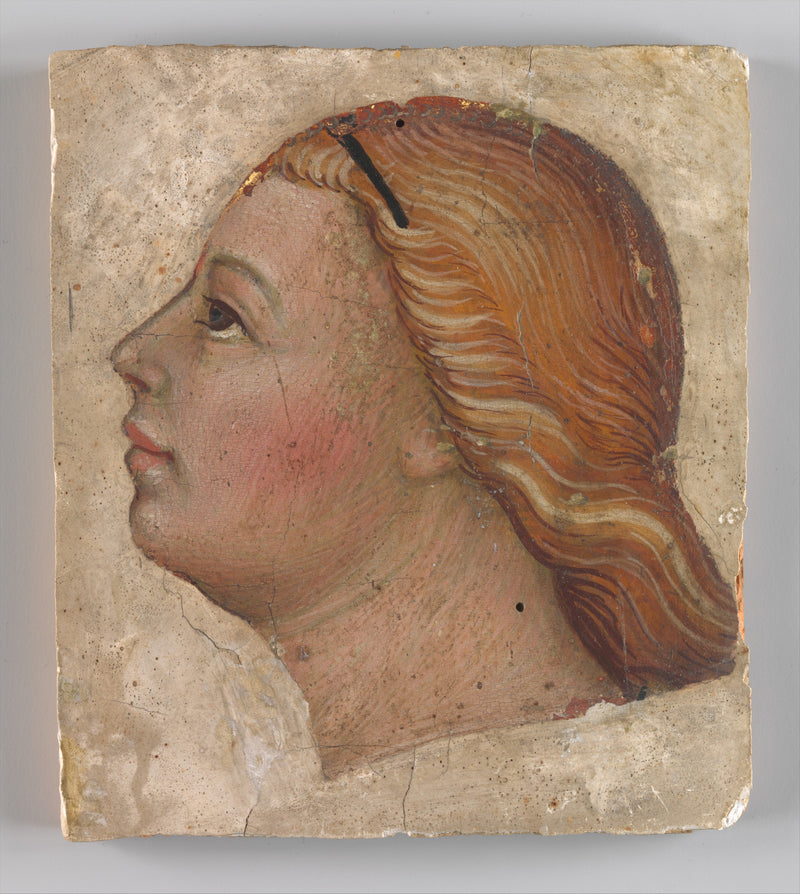 Left Profile Angel Head - Taddeo di Bartolo