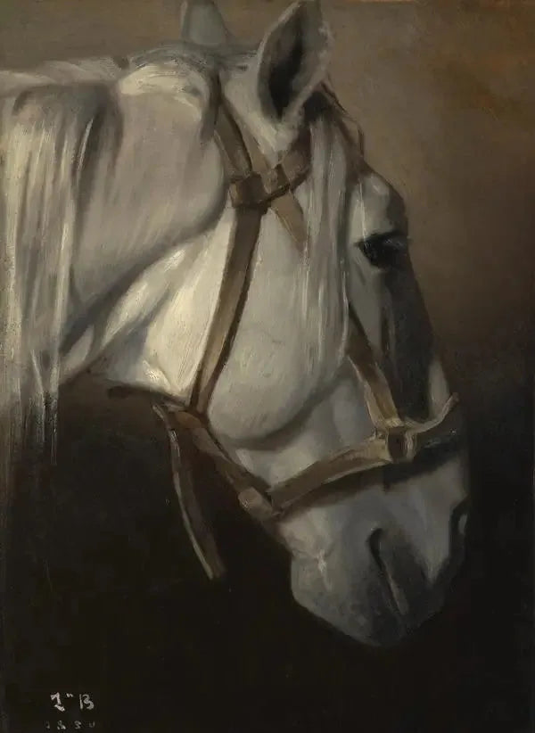 White Horse Head - Léon Bonnat