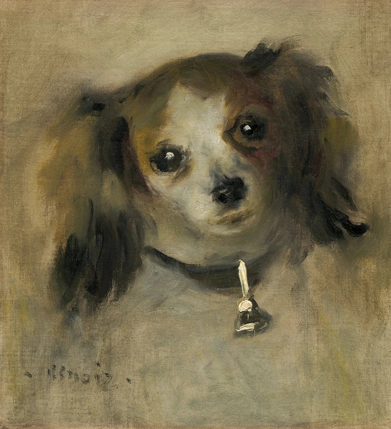 Dog Head - Pierre-Auguste Renoir