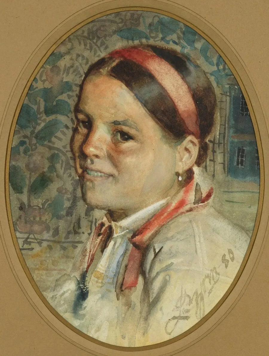 Woman's Head - Anders Zorn