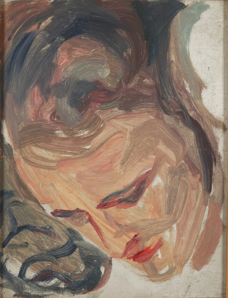 Head of Woman - Edvard Munch