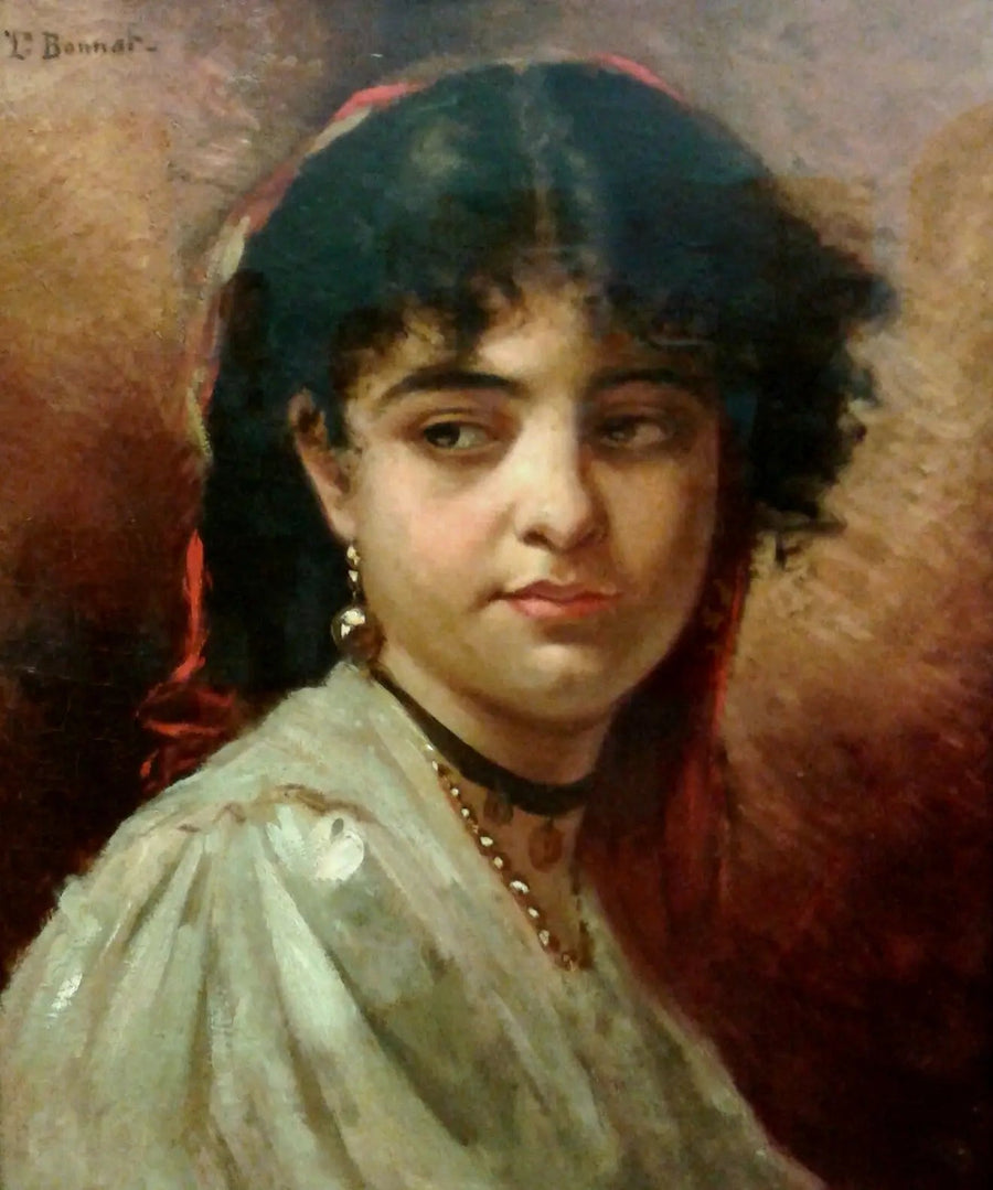 Woman's Head - Léon Bonnat