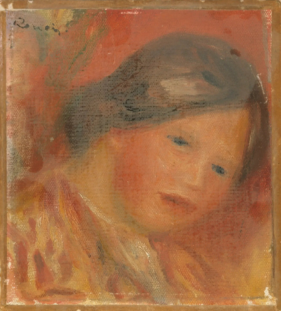 Head of Woman - Pierre-Auguste Renoir