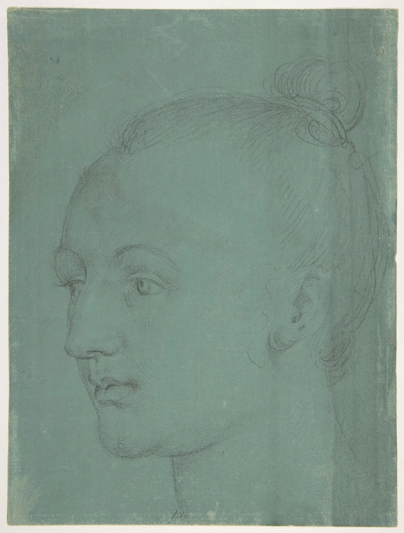 Head of a Young Woman - Albrecht Dürer