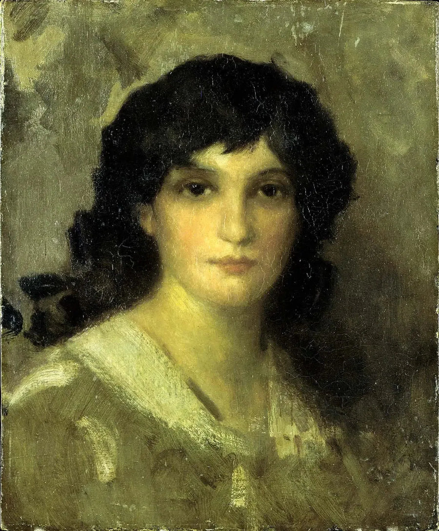 Head of a Young Woman - James Abbott McNeill Whistler