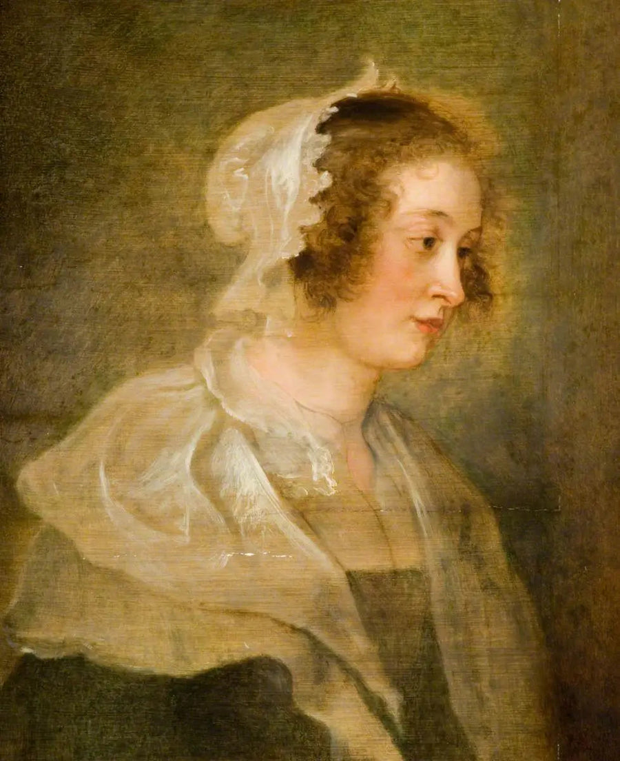 Head of a Young Woman - Peter Paul Rubens