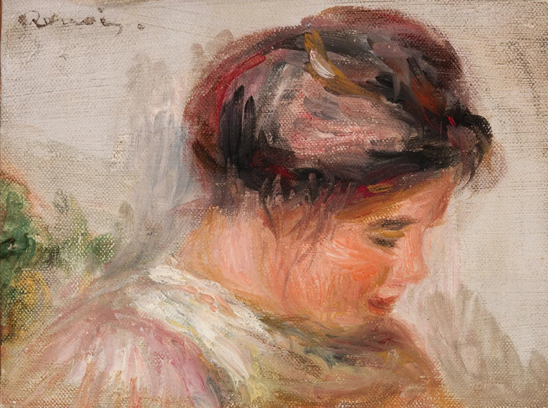 Head of Young Girl - Pierre-Auguste Renoir