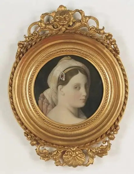 Head of the Great Odalisque - Jean-Auguste-Dominique Ingres