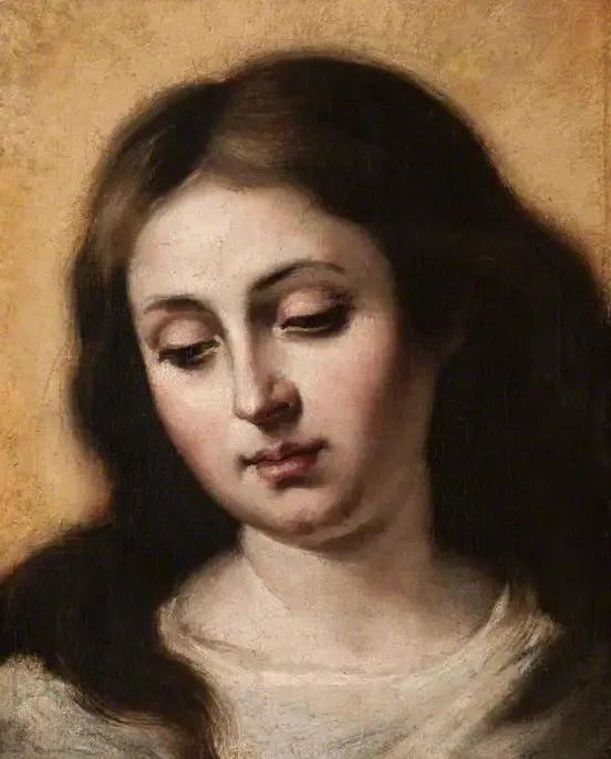 Head of the Madonna - Bartolomé Esteban Murillo