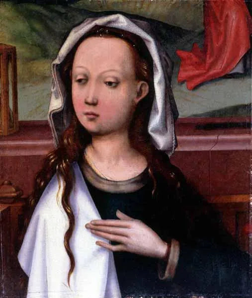 Head of the Virgin - Hans Holbein the Elder