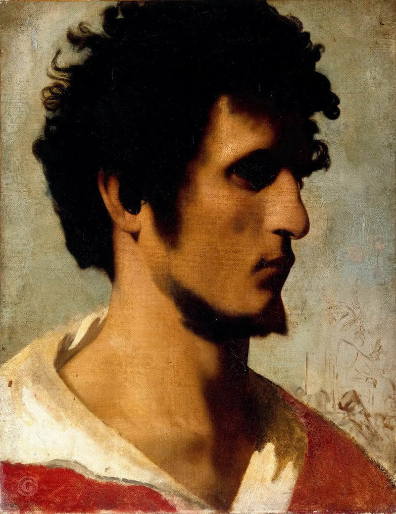 Head of a Peasant from the Roman Countryside - Jean-Léon Gérôme